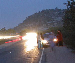 On the road from Kuchipudi to Hyderabad