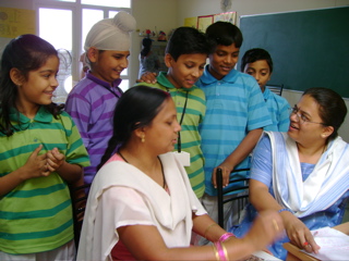 Classes at the Jain International School