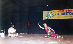 Freya onstage at Orissa